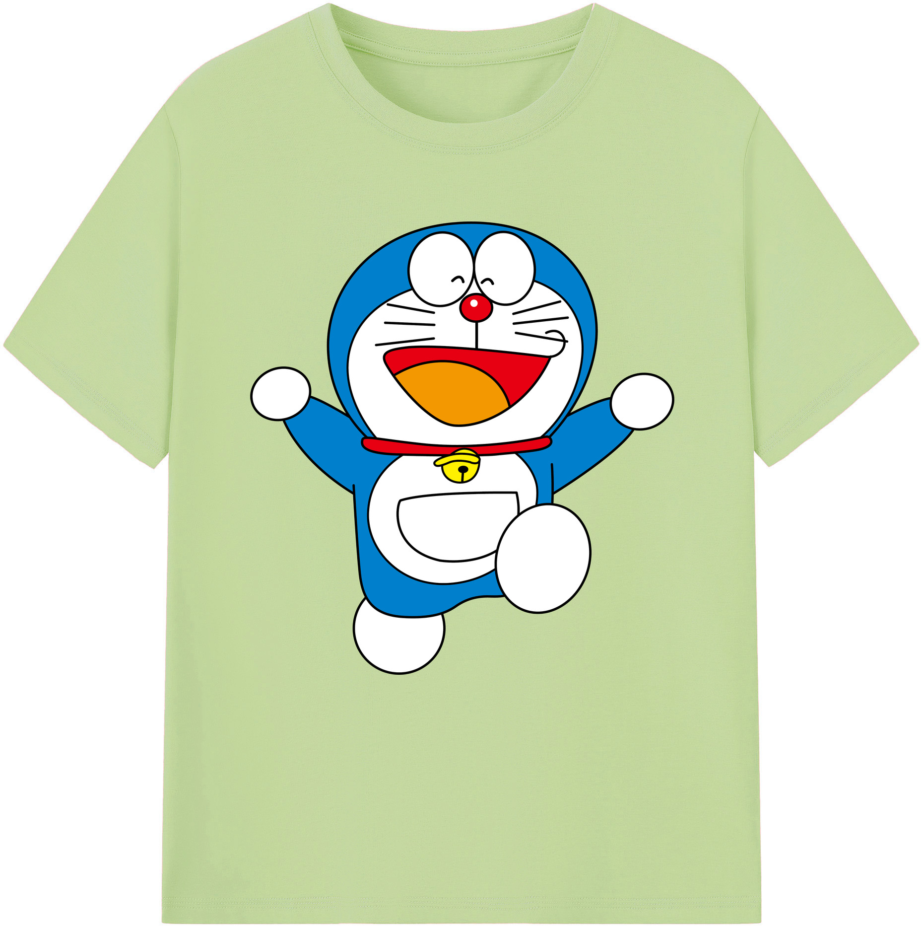 （画像用） ドラえもん Doraemon 綿100％半袖Tシャツ（フロントプリント）